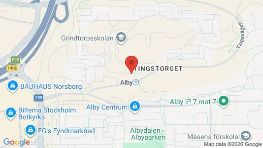 Lägenheter att hyra i Botkyrka - kort over placeringen