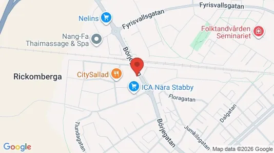 Lägenheter att hyra i Uppsala - kort over placeringen