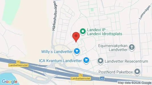 Lägenheter att hyra i Härryda - kort over placeringen