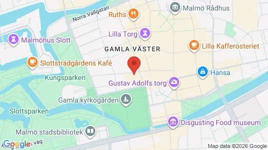 Lägenheter att hyra i Malmö Centrum - kort over placeringen
