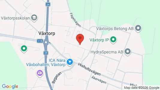 Lägenheter att hyra i Laholm - kort over placeringen