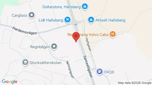 Lägenheter att hyra i Hallsberg - kort over placeringen