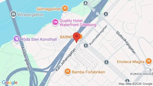 Lägenheter att hyra i Majorna-Linné - kort over placeringen
