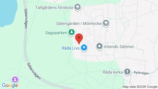 Lägenheter att hyra i Härryda - kort over placeringen