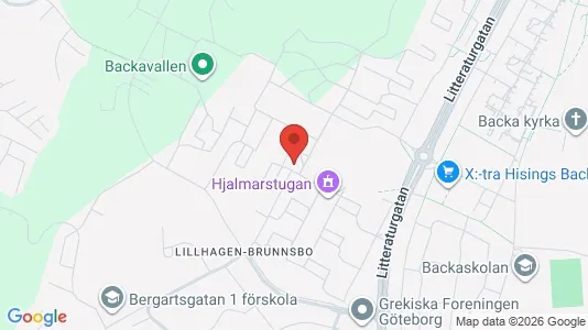 Lägenheter att hyra i Norra hisingen - kort over placeringen