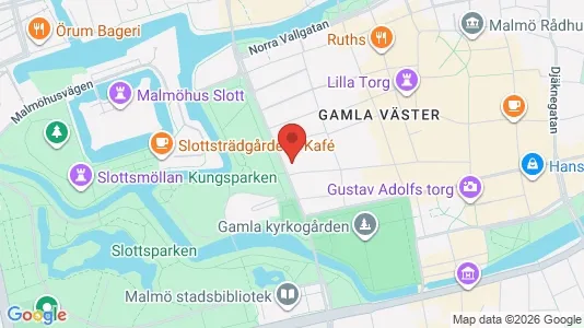Lägenheter att hyra i Malmö Centrum - kort over placeringen