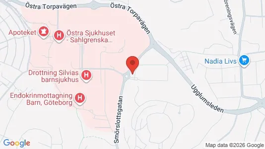 Lägenheter att hyra i Örgryte-Härlanda - kort over placeringen
