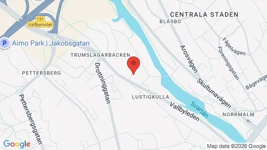 Lägenheter att hyra i Västerås - kort over placeringen