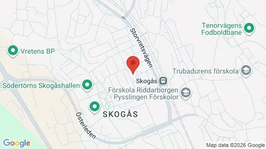 Lägenheter att hyra i Huddinge - kort over placeringen