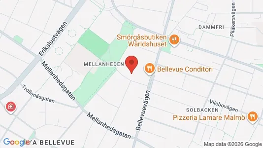 Lägenheter att hyra i Malmö Centrum - kort over placeringen