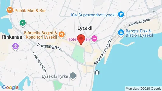 Lägenheter att hyra i Lysekil - kort over placeringen