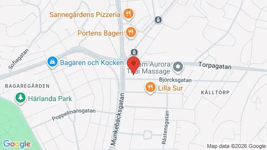 Lägenheter att hyra i Örgryte-Härlanda - kort over placeringen