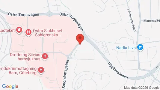 Lägenheter att hyra i Örgryte-Härlanda - kort over placeringen