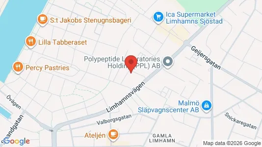 Lägenheter att hyra i Limhamn/Bunkeflo - kort over placeringen