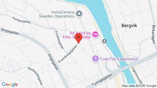 Lägenheter att hyra i Södertälje - kort over placeringen