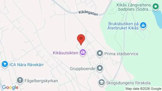Lägenheter att hyra i Mölndal - kort over placeringen