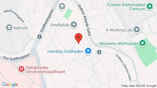 Lägenheter att hyra i Göteborg Centrum - kort over placeringen