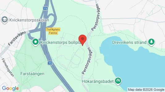 Lägenheter att hyra i Huddinge - kort over placeringen