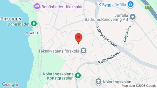Lägenheter att hyra i Järfälla - kort over placeringen