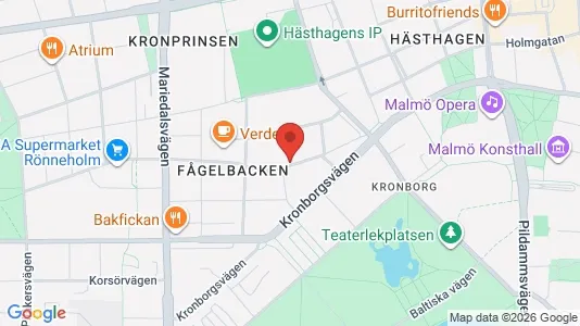 Lägenheter att hyra i Malmö Centrum - kort over placeringen