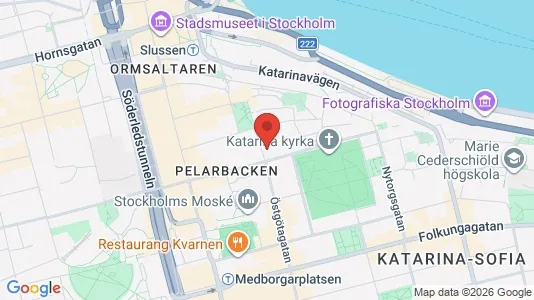 Lägenheter att hyra i Södermalm - kort over placeringen
