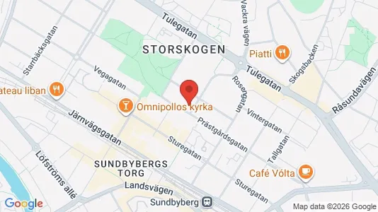 Lägenheter att hyra i Sundbyberg - kort over placeringen