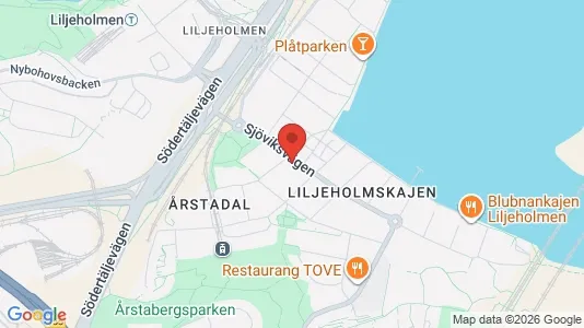 Lägenheter att hyra i Södermalm - kort over placeringen