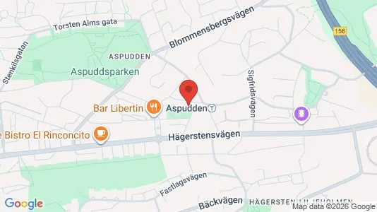 Lägenheter att hyra i Söderort - kort over placeringen