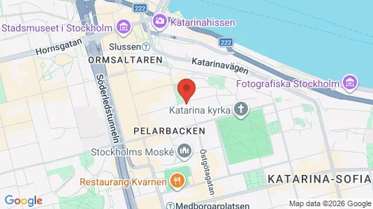 Lägenheter att hyra i Södermalm - kort over placeringen