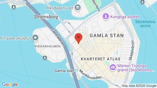 Lägenheter att hyra i Stockholm Innerstad - kort over placeringen