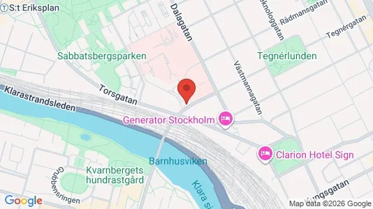 Lägenheter att hyra i Vasastan - kort over placeringen