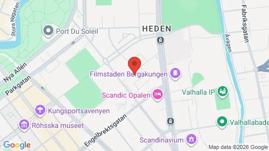Lägenheter att hyra i Göteborg Centrum - kort over placeringen