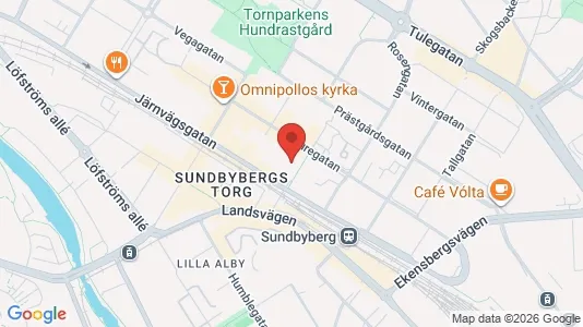 Lägenheter att hyra i Sundbyberg - kort over placeringen