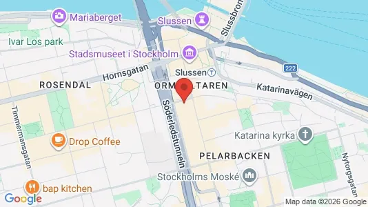 Lägenheter att hyra i Södermalm - kort over placeringen