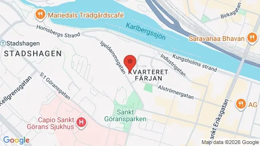Lägenheter att hyra i Kungsholmen - kort over placeringen