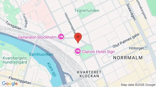 Lägenheter att hyra i Stockholm Innerstad - kort over placeringen