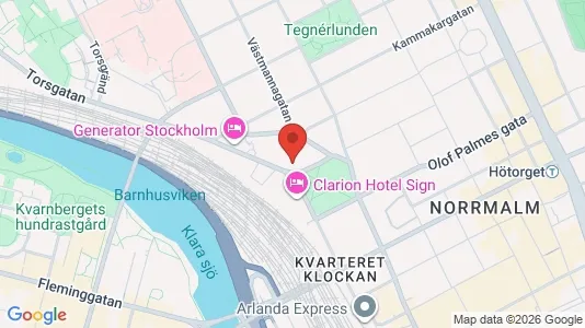 Lägenheter att hyra i Stockholm Innerstad - kort over placeringen