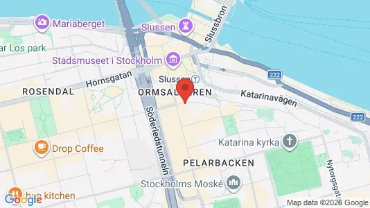 Lägenheter att hyra i Södermalm - kort over placeringen