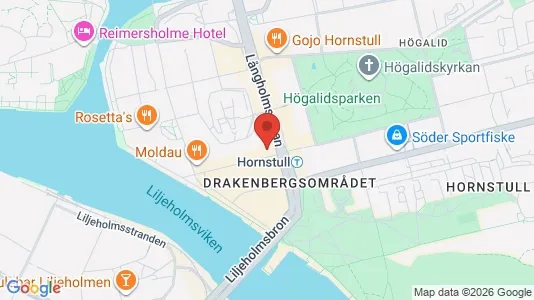 Lägenheter att hyra i Södermalm - kort over placeringen