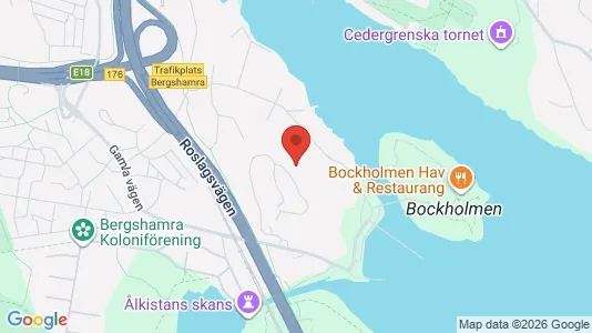Lägenheter att hyra i Solna - kort over placeringen
