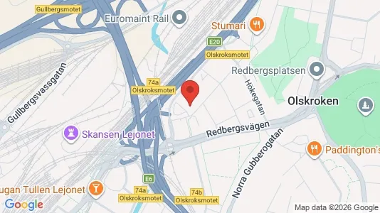 Lägenheter att hyra i Örgryte-Härlanda - kort over placeringen