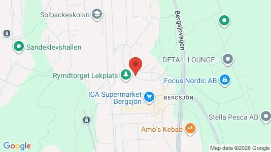 Lägenheter att hyra i Göteborg Östra - kort over placeringen