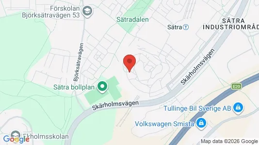 Lägenheter att hyra i Söderort - kort over placeringen