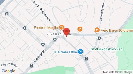 Lägenheter att hyra i Majorna-Linné - kort over placeringen