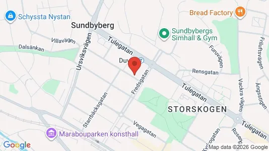 Lägenheter att hyra i Sundbyberg - kort over placeringen