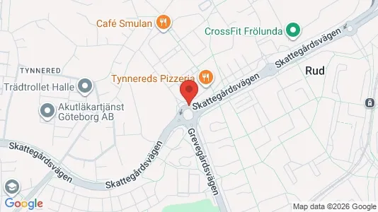 Lägenheter att hyra i Göteborg Västra - kort over placeringen
