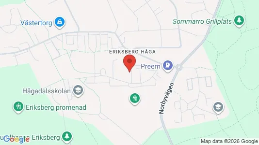Lägenheter att hyra i Uppsala - kort over placeringen
