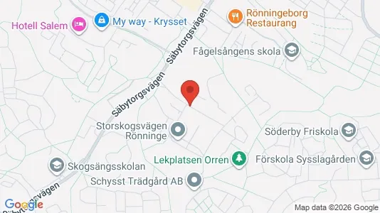 Lägenheter att hyra i Salem - kort over placeringen