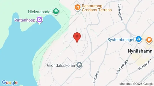 Lägenheter att hyra i Nynäshamn - kort over placeringen
