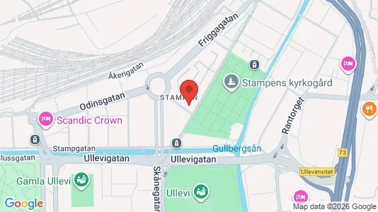 Lägenheter att hyra i Göteborg Centrum - kort over placeringen